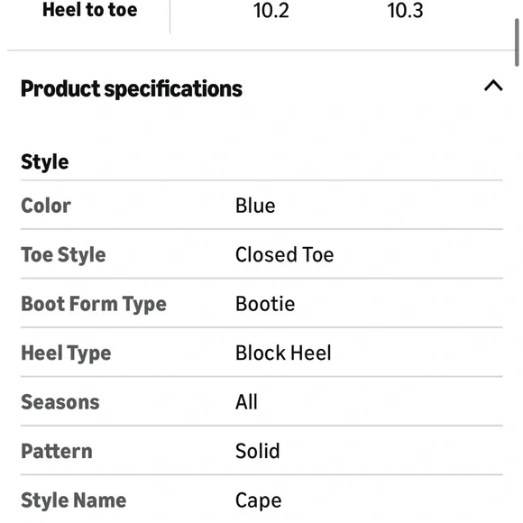 •CAPE ROBBIN• “Hayward” Blue Heeled Booties // square toe + block heel // NIB - Picture 5 of 16